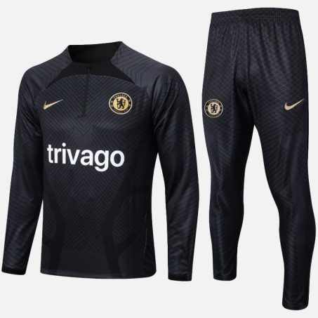 Chelsea-Black-Pattern-Half-Zip-Tracksuit