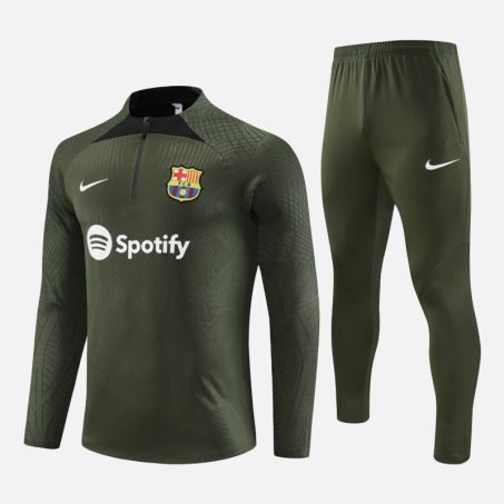 FC Barcelona Olive Green Tracksuit
