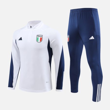 Italy White Blue Tracksuit