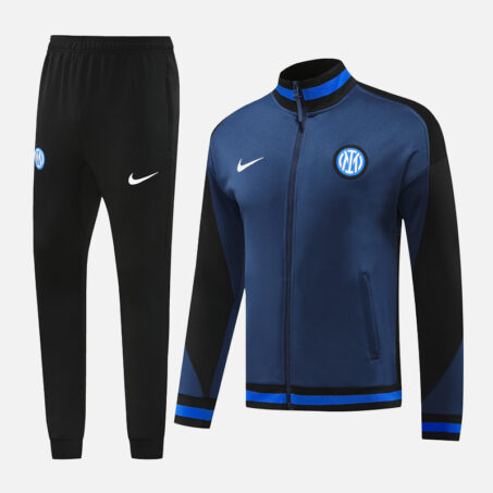 Inter milan Blue Black Tracksuit 24/25