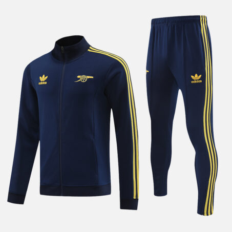 Arsenal FC Dark Blue Yellow Tracksuit