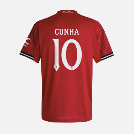 Manchester United Cunha Home Jersey 25/26